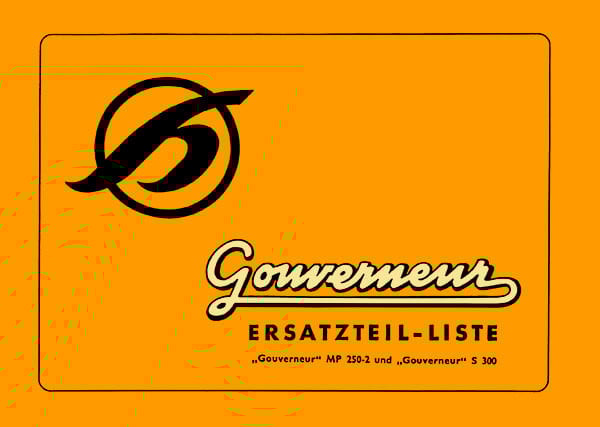 Hoffmann Gouverneur MP250-2 und S300 Ersatzteilkatalog