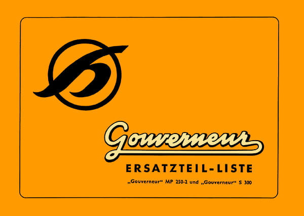 Hoffmann Gouverneur MP250-2 und S300 Ersatzteilkatalog