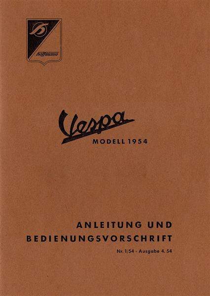 Hoffmann Vespa 125 Betriebsanleitung