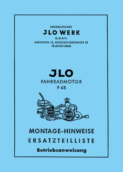 ILO F48 Betriebsanleitung / Reparaturanleitung / Ersatzteilkatalog