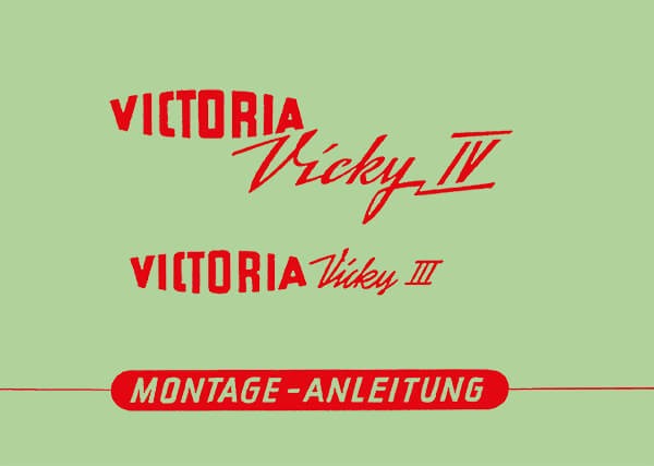 Victoria Vicky III und IV Motor Reparaturanleitung