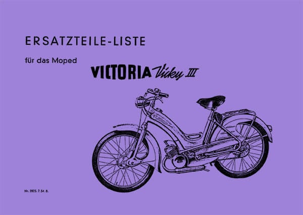 Victoria Vicky III Ersatzteilkatalog