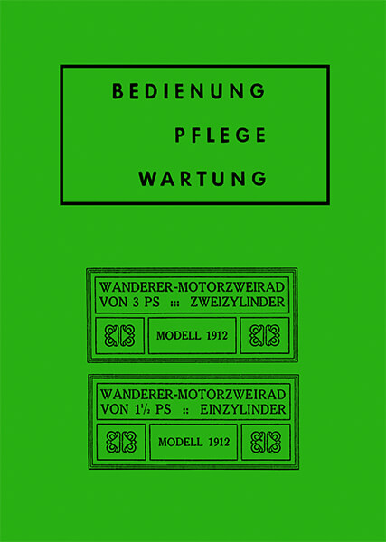 Wanderer 1,5 PS und 3 PS Betriebsanleitung