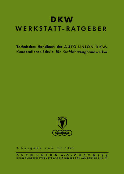 DKW Werkstatt-Ratgeber 1941