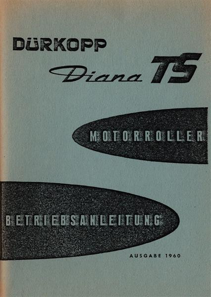 Dürkopp Diana TS Betriebsanleitung