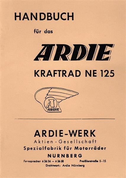 Ardie NE125 Handbuch