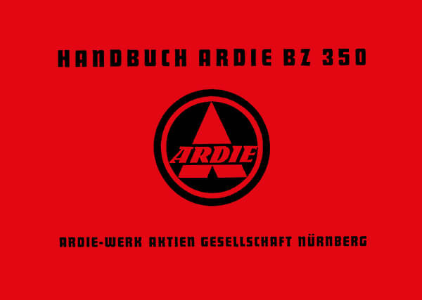 Ardie BZ350 Betriebsanleitung