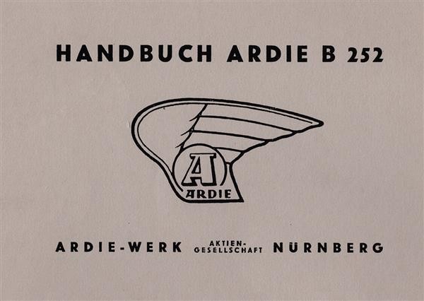 Ardie B252 Handbuch