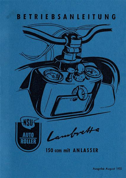 NSU Lambretta Betriebsanleitung