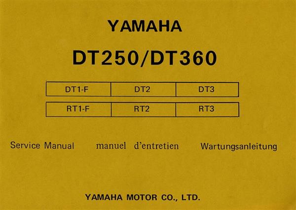 Yamaha DT250 und DT360 Wartungsanleitung