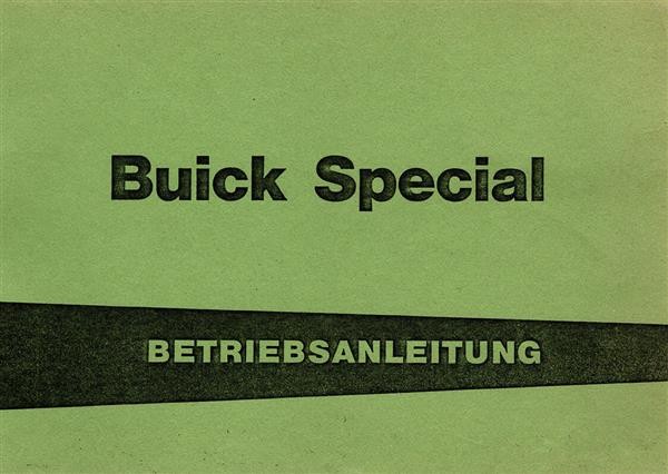 Buick Spezial Betriebsanleitung