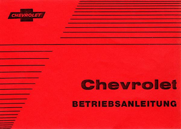 Chevrolet 6- und 8-Zylinder 1963 Bedienungsanleitung