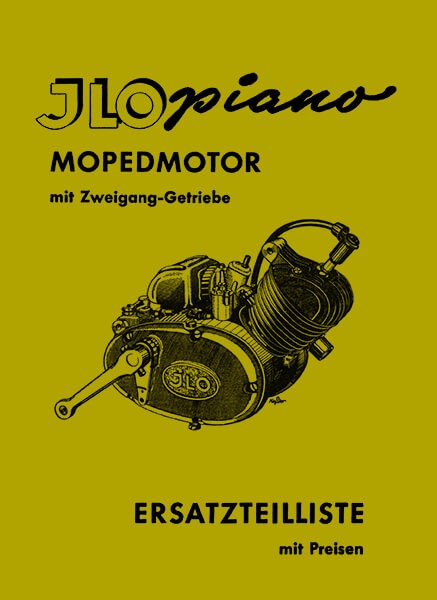 JLO Piano Moped Motor Ersatzteilkatalog