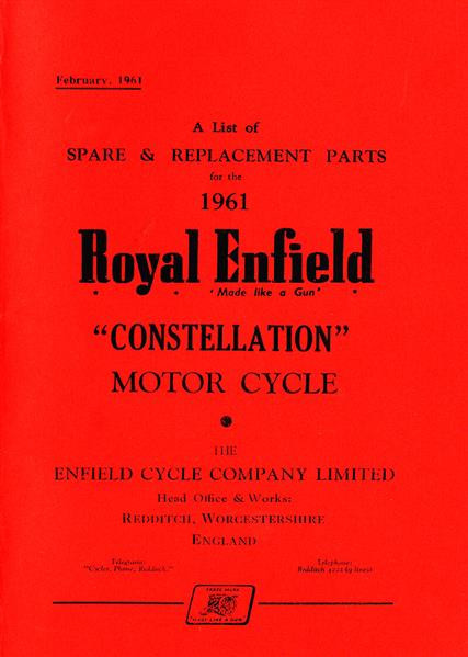 Royal Enfield Constellation Spare Parts