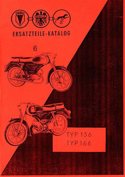 DKW Victoria Hummel 1963 Typ 136 & 166 Ersatzteilkatalog