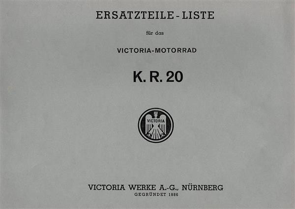 Victoria KR20 Ersatzteilkatalog