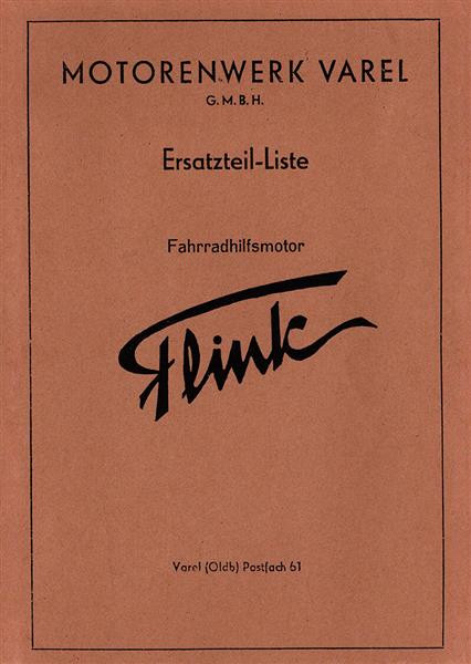 Flink FHM 43 A+B Ersatzteilkatalog