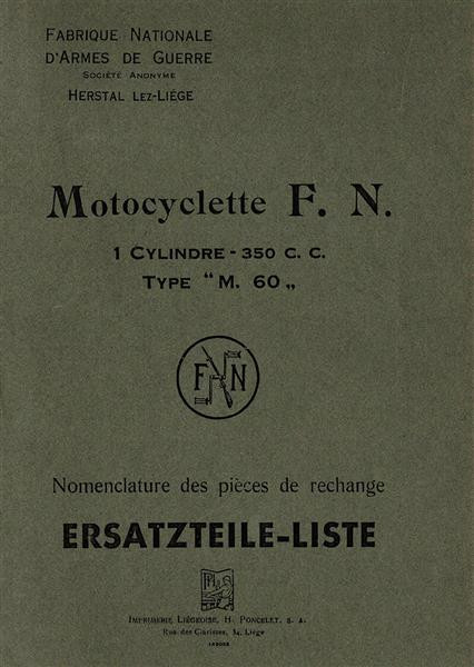 FN 350 Typ M60 Ersatzteilkatalog