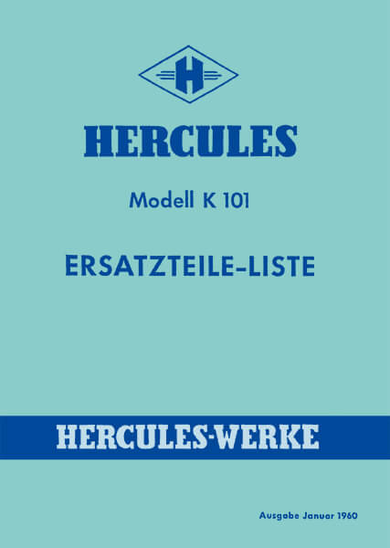 Hercules K101 Ersatzteilkatalog