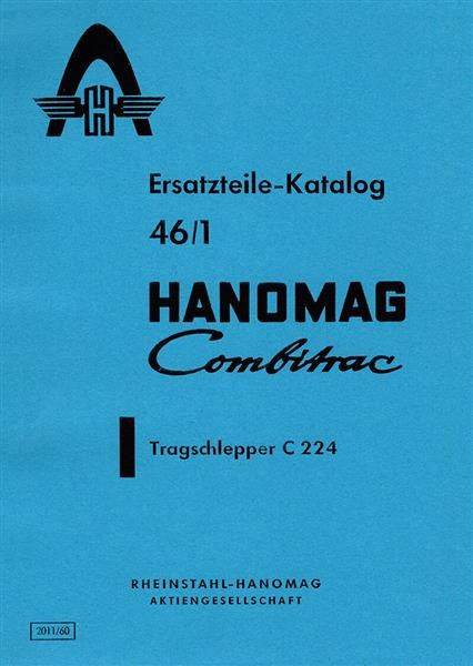 Hanomag C224 Combitrac Ersatzteilkatalog