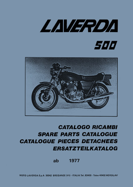 Laverda 500 Ersatzteilkatalog