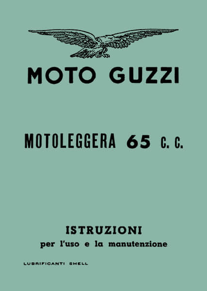 Moto Guzzi Motoleggera 65 Istruzioni