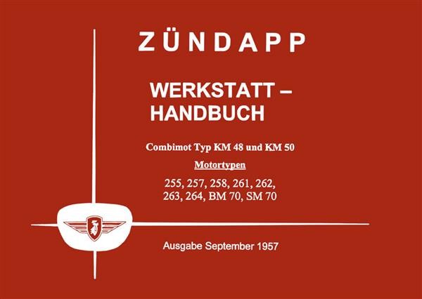 Zündapp Combimot KM48 und KM50 Werkstatt-Handbuch