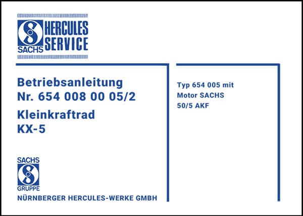 Hercules KX-5 Betriebsanleitung