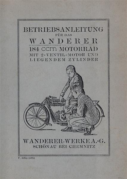 Wanderer 1.4 PS - 184 ccm Motorrad Betriebsanleitung