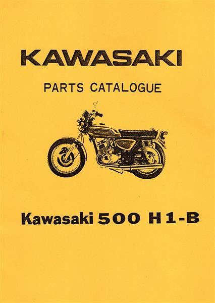 Kawasaki 500 H1-B Parts Catalogue