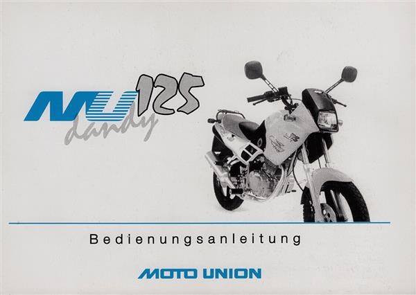 Moto Union Dandy 125 Betriebsanleitung