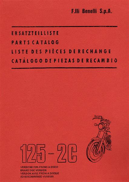 Benelli 125 - 2C Ersatzteilkatalog