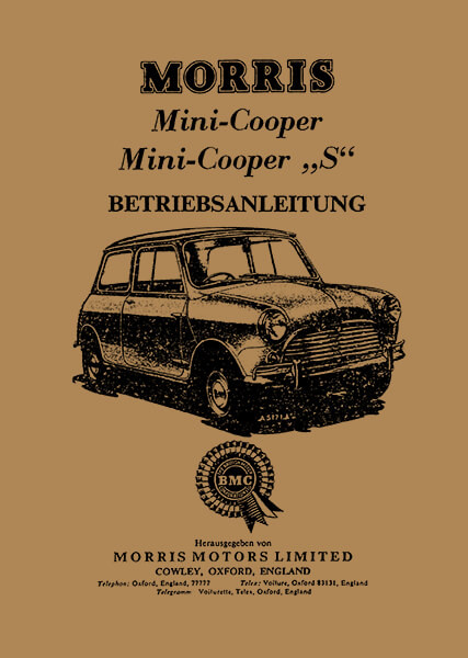 Morris Mini-Cooper und Mini-Cooper S Betriebsanleitung