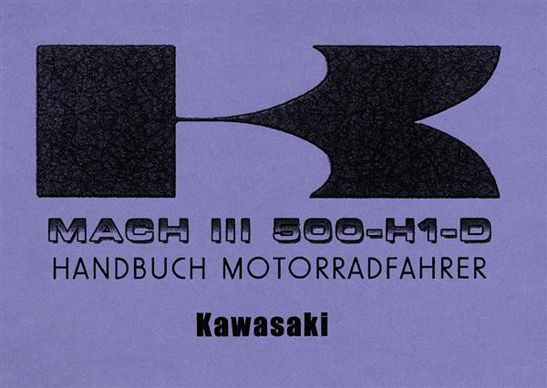 Kawasaki Mach III 500-H1-D Betriebsanleitung