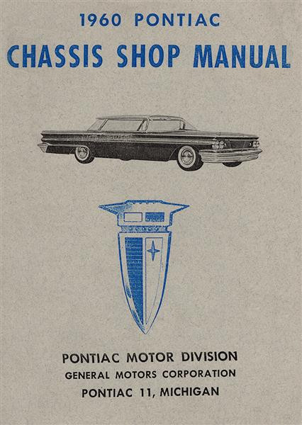 Pontiac Models 1960 Chassis Shop Manual