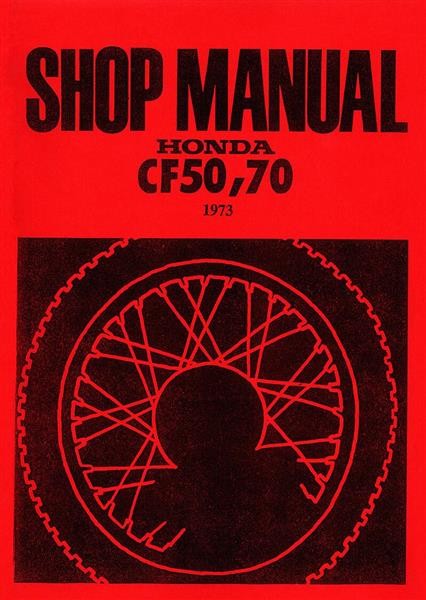 Honda CF50 CF70 Shop Manual