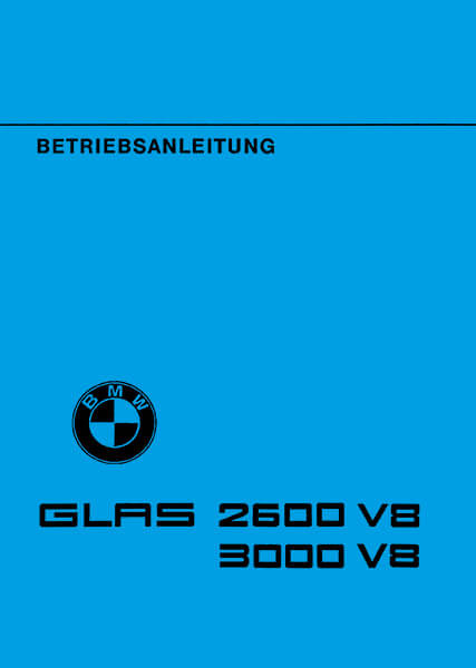 Glas 2600 und 3000 Betriebsanleitung