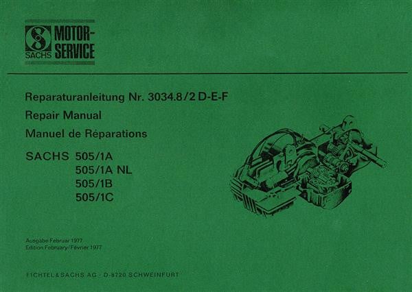 Sachs 505 Reparaturanleitung