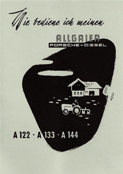 Allgaier A122 A133 A144 Traktor Betriebsanleitung