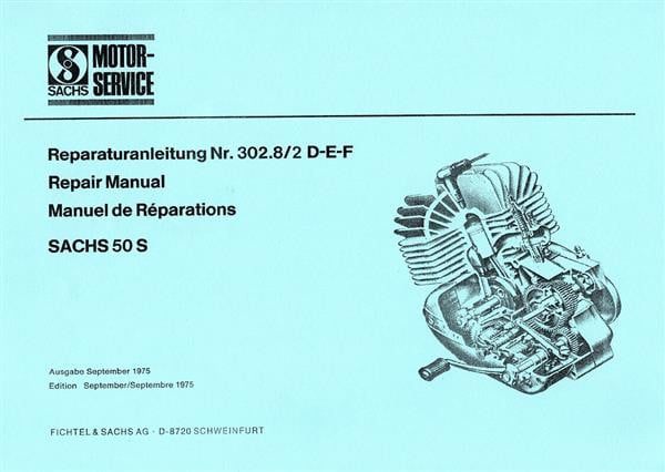 SACHS 50S Reparaturanleitung