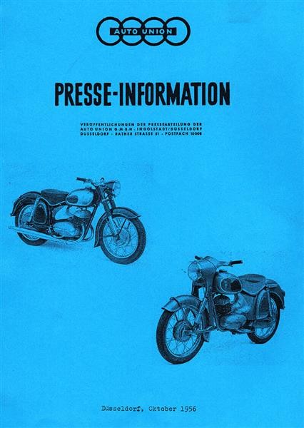 Auto Union Presse-Information, Veröffentlichungen der Presseabteilung der Auto Union GmbH