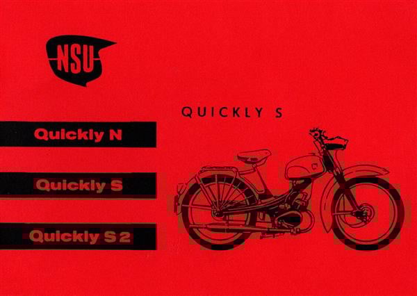 NSU Quickly N, S, S2 Betriebsanleitung