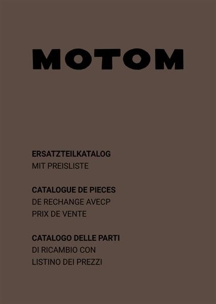 Motom 48 ccm 4-Takt Mofa Ersatzteilkatalog
