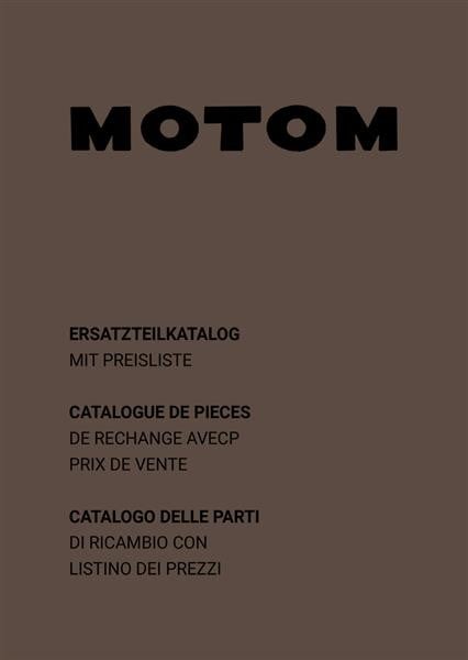 Motom 48 ccm 4-Takt Mofa Ersatzteilkatalog