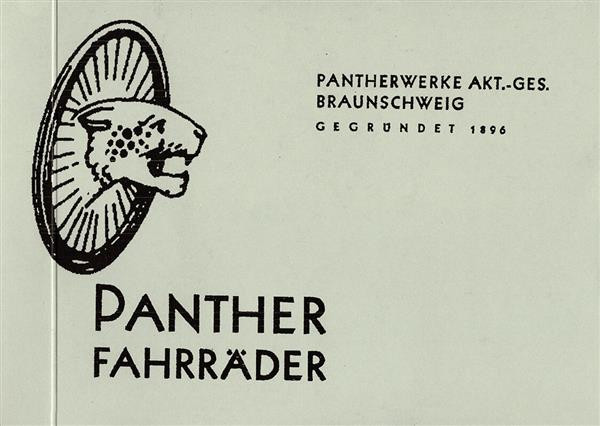 Panther Fahrräder, Prospektreprint