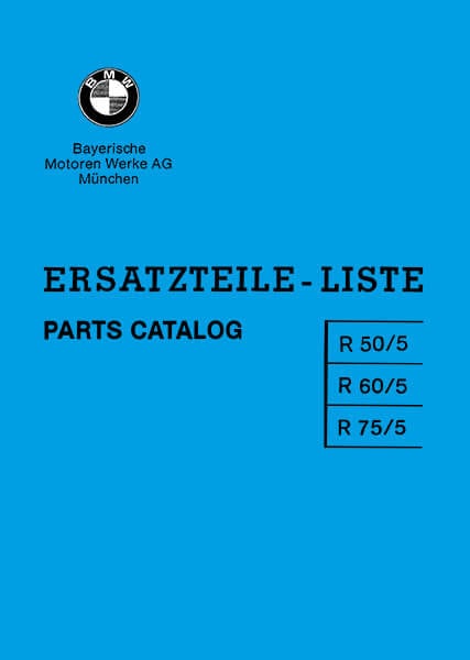 BMW R50/5 R60/5 R75/5 Ersatzteilkatalog