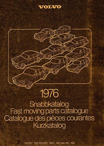 Volvo Modelle 1962-1975, Ersatzteilkatalog