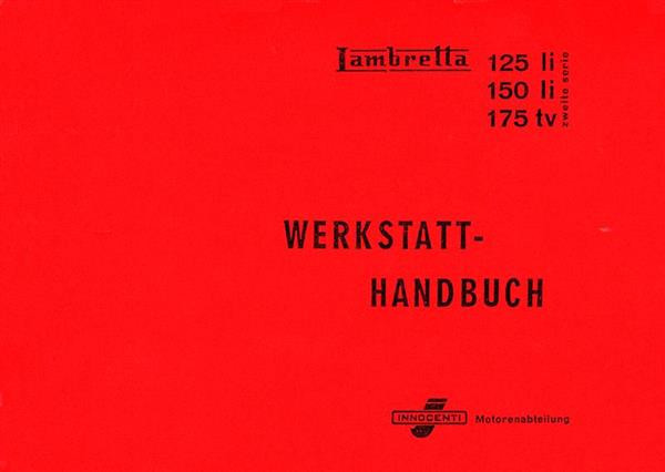 Innocenti Lambretta 125 li/150 li/175 tv Reparaturanleitung