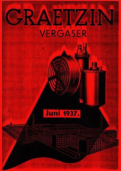 Graetzin Vergaser 1937 Handbuch und Ersatzteile