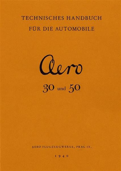 Aero Automobile 30 und 50, Betriebsanleitung